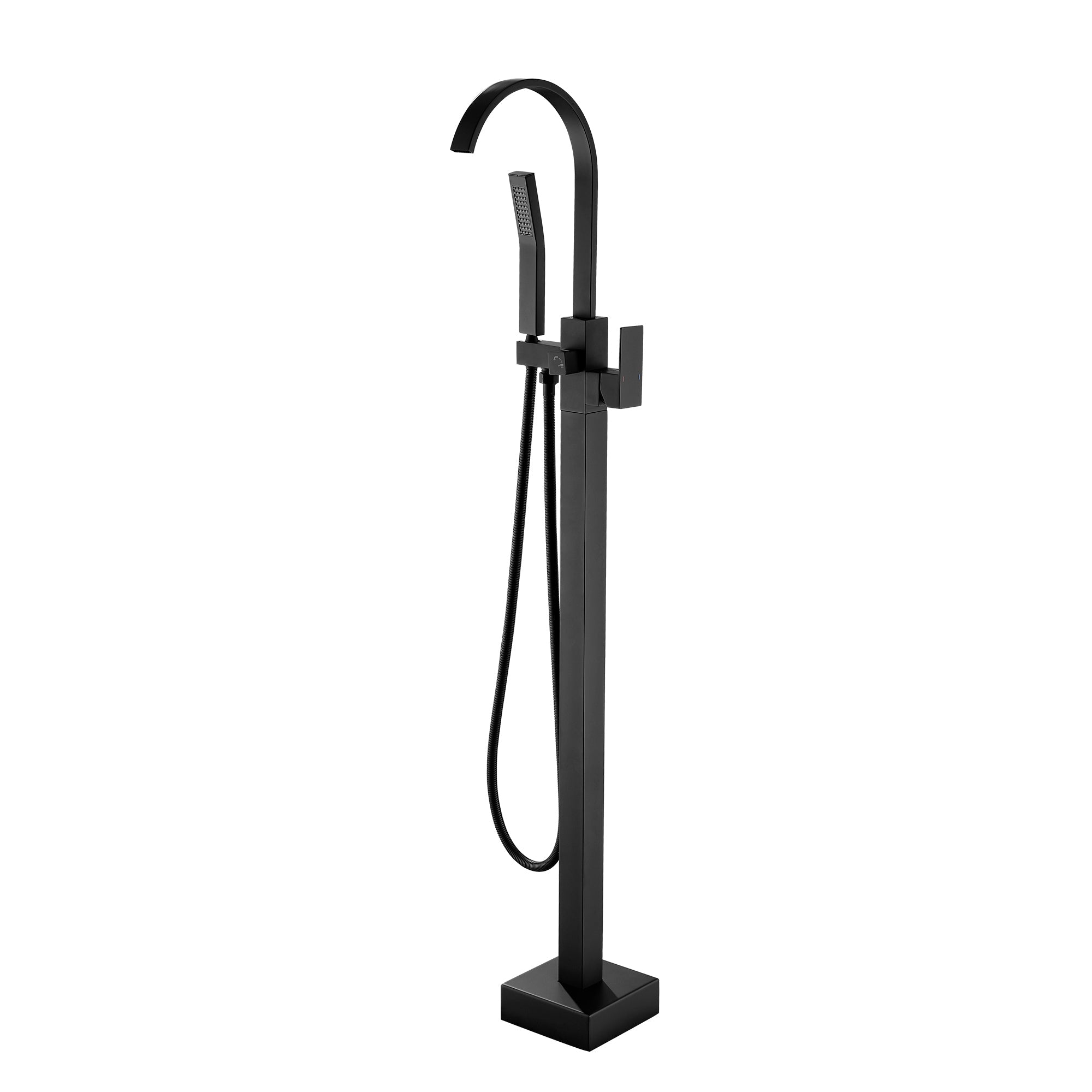 Single Handle Floor Mounted Clawfoot Tub Faucet with Hand shower