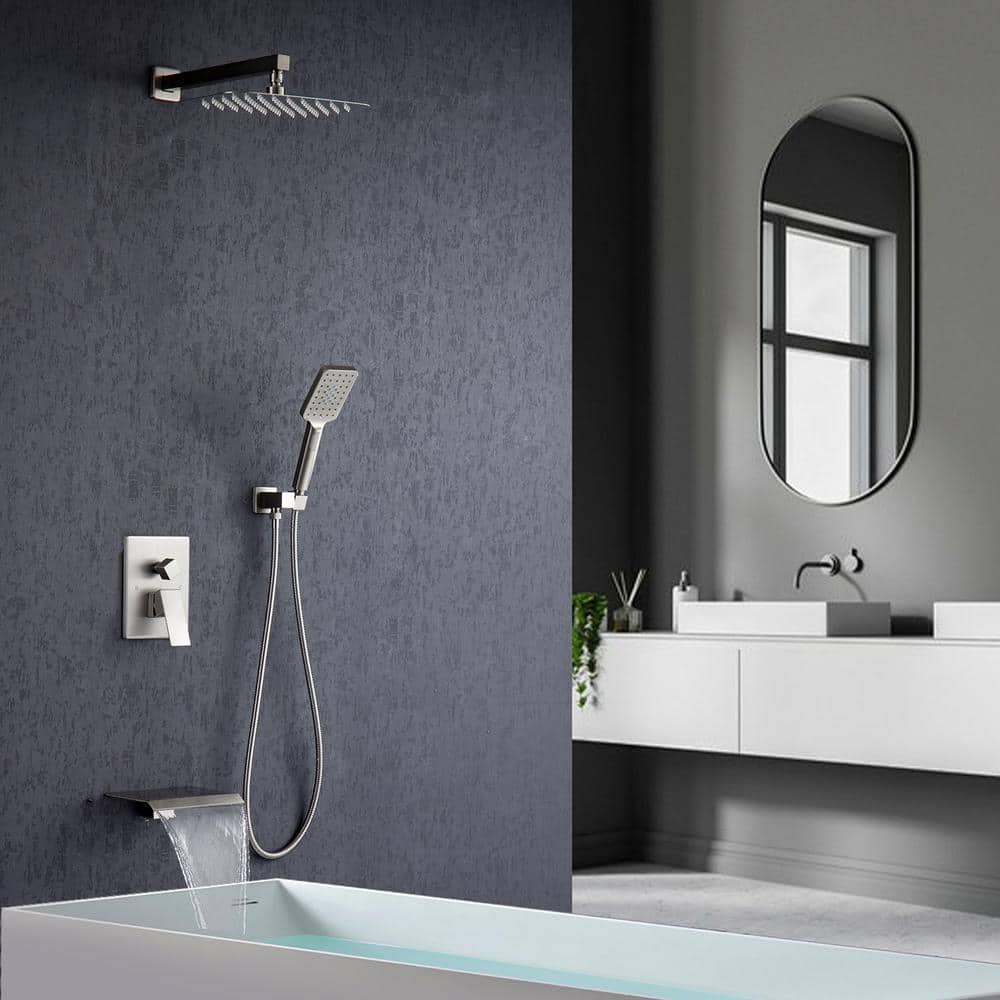 Pressure Balanced Complete Wall-Mounted Tub Shower System