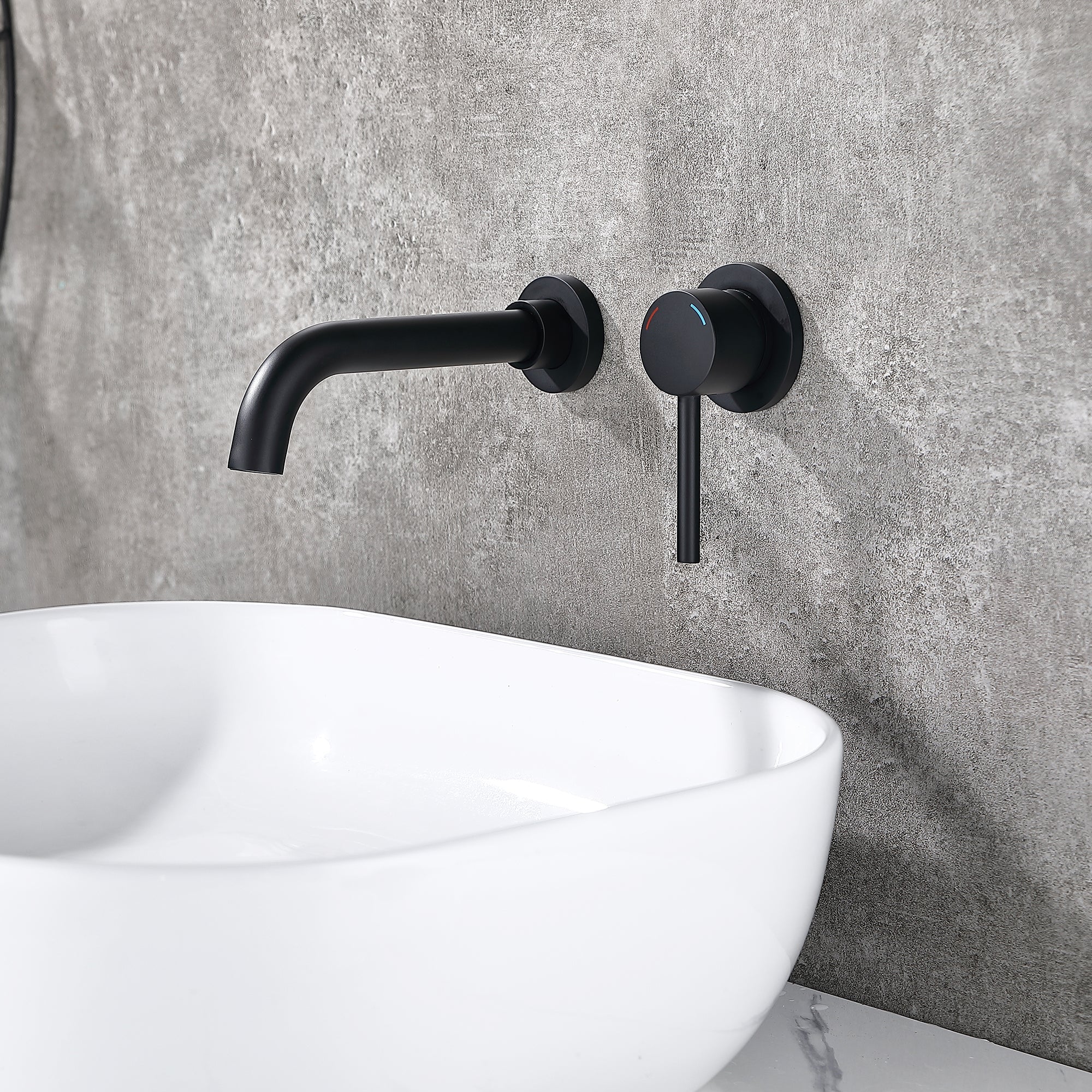 wall mount bathroom faucet