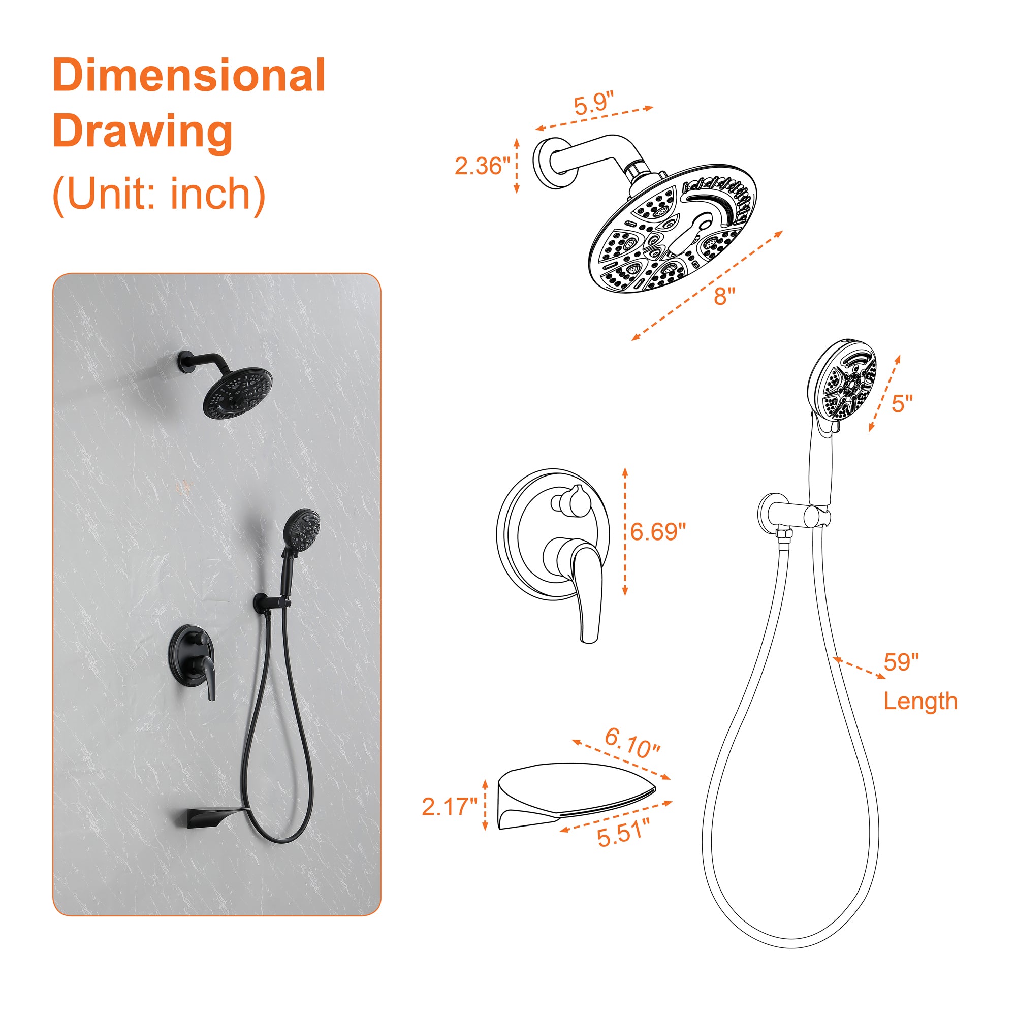 shower faucet systems