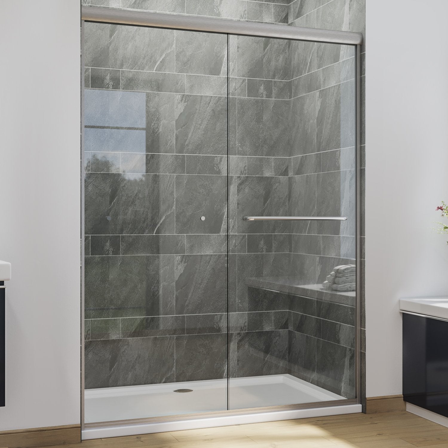 sliding glass shower door