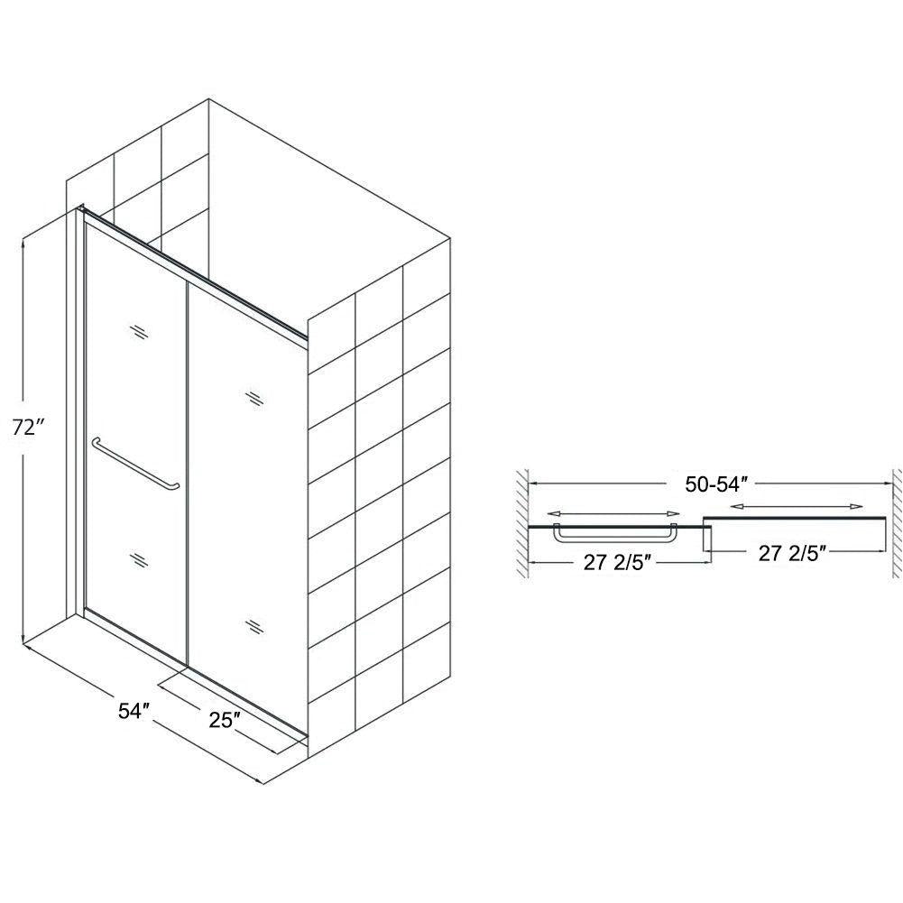 glass shower door sweep