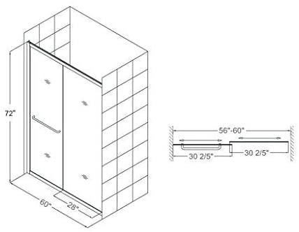 towel bar for glass shower door