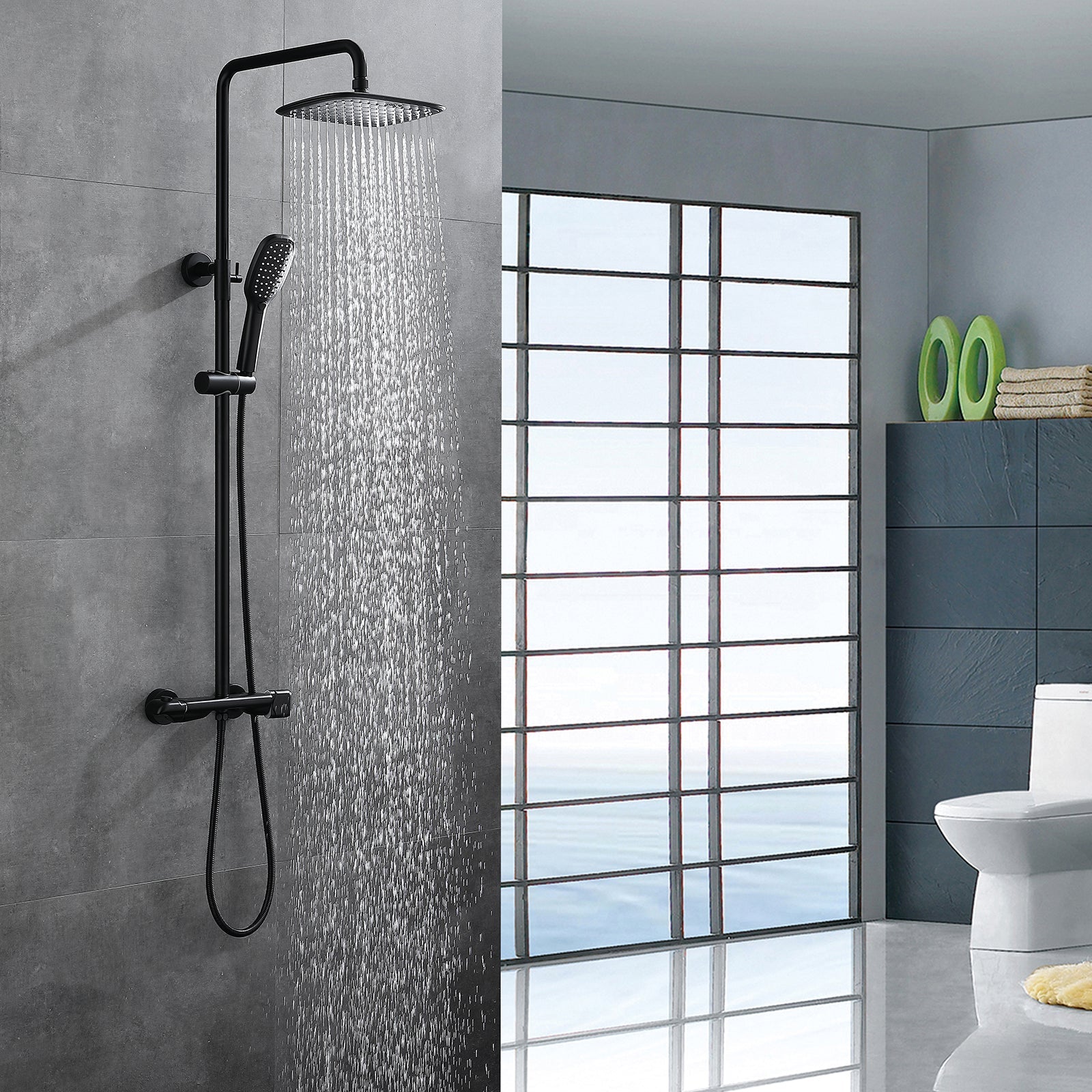 multiple shower head system