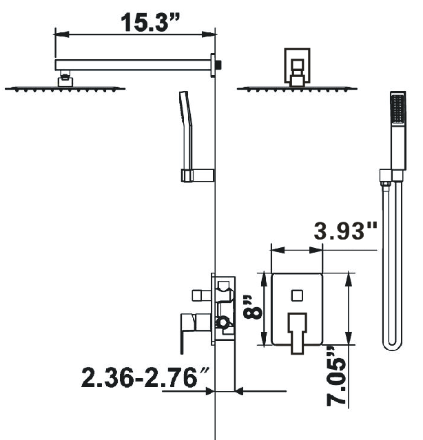 digital shower system