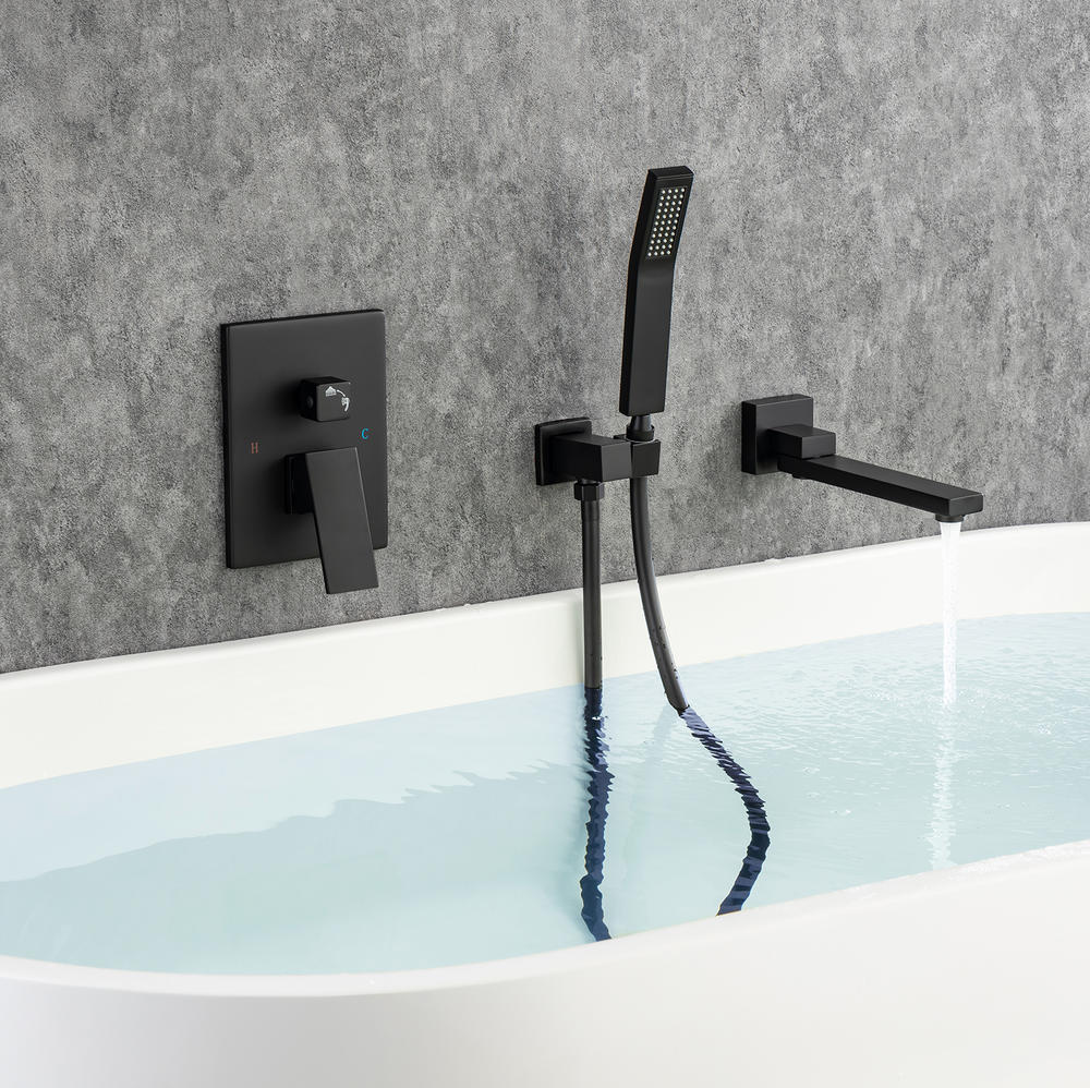 One-Handle 1-Spray Setting Bathtub Shower Faucet