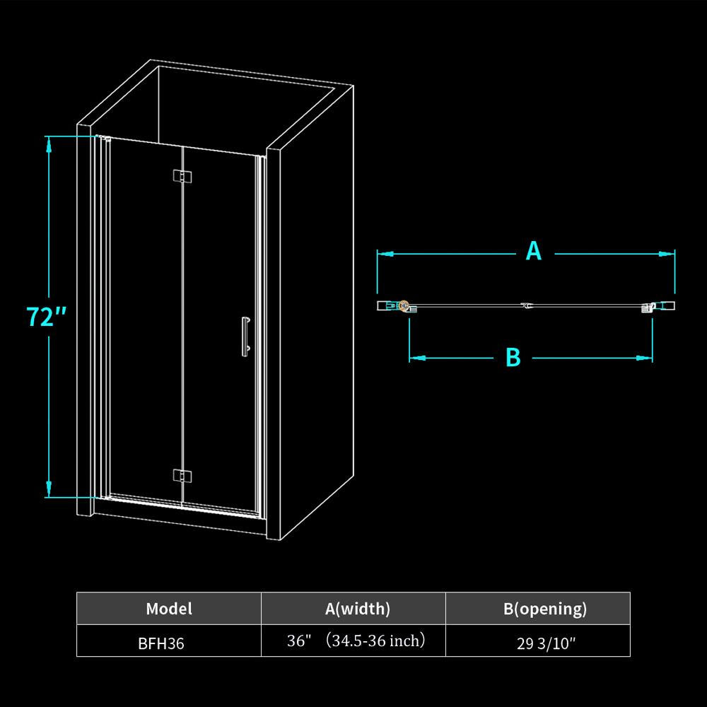 glass shower door handles