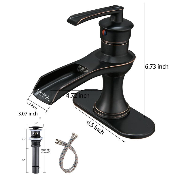 single bathroom faucet