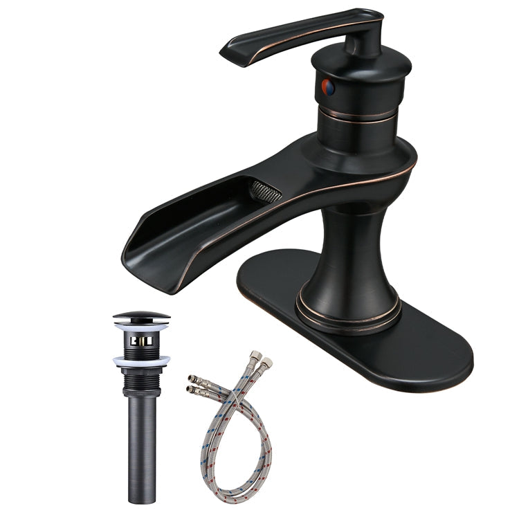 bathroom waterfall faucet