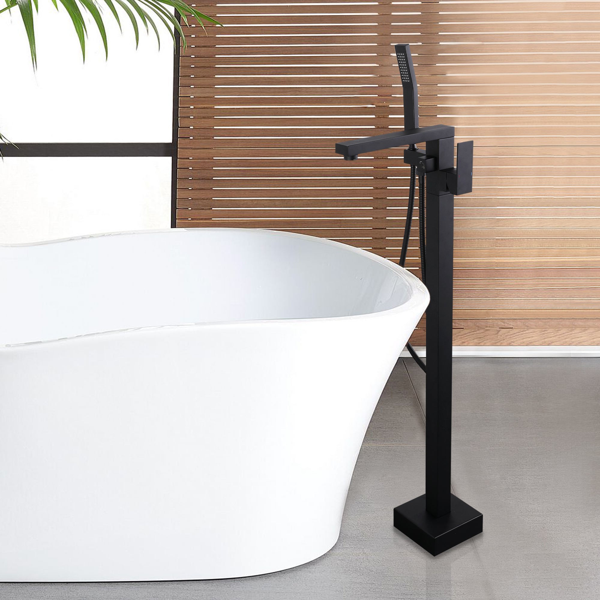 Single Handle Floor Mounted Freestanding Tub Filler