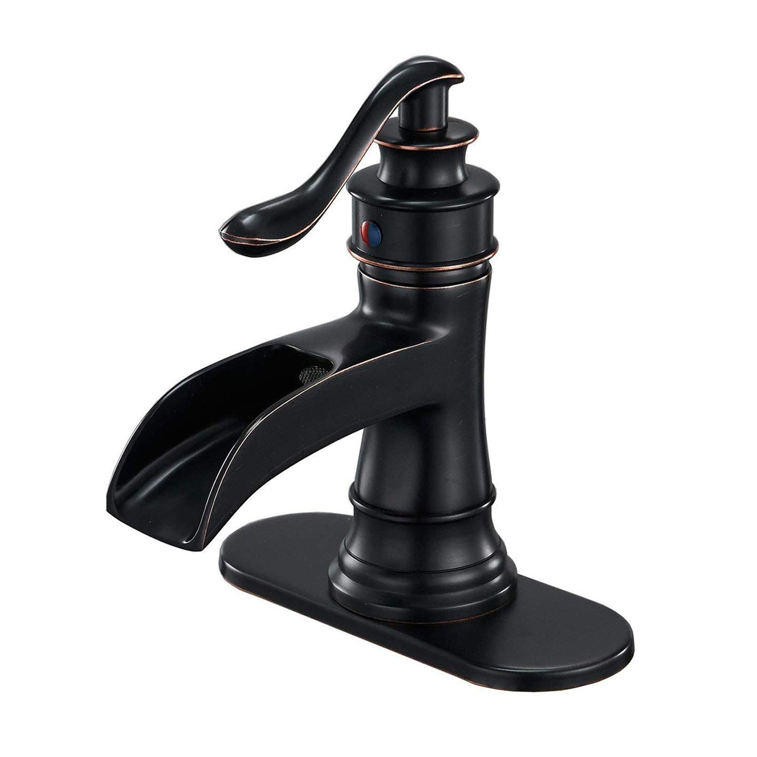 Sleek Stylish Single Hole Single-Handle Bathroom Faucet