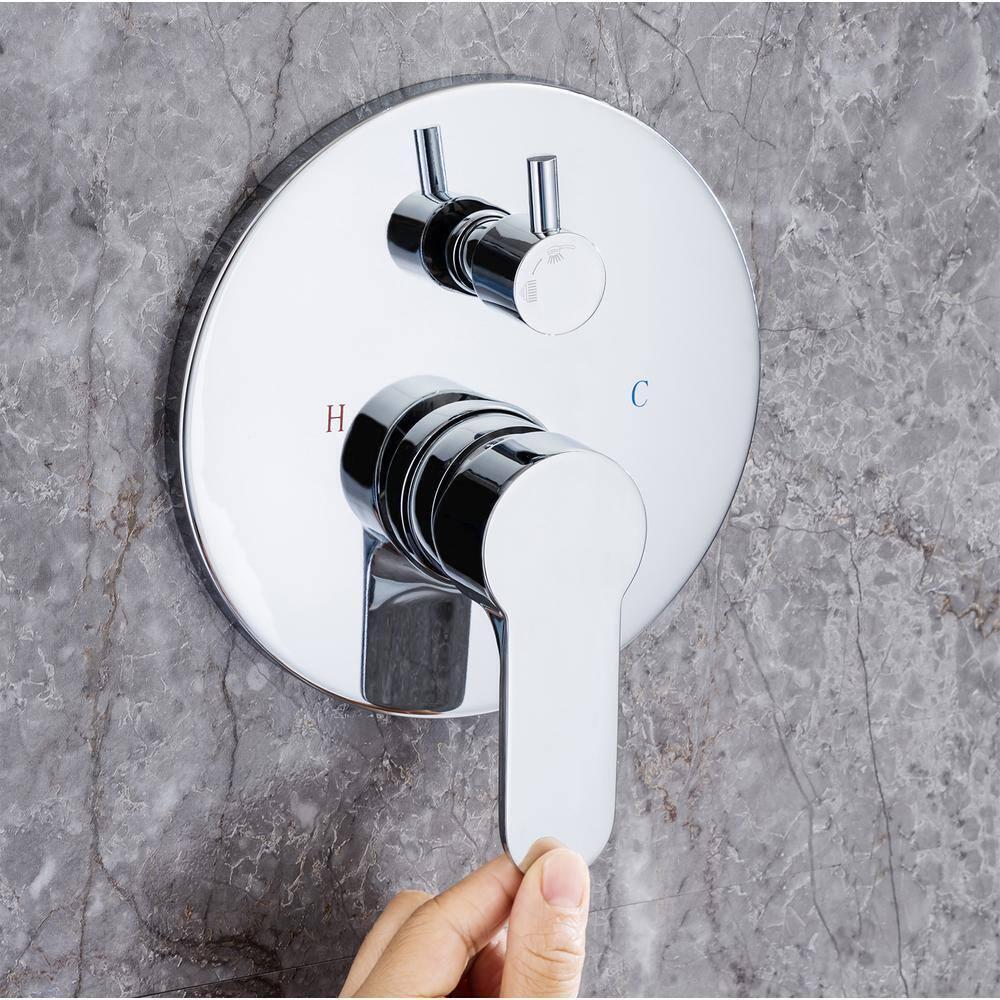 rain shower system with handheld